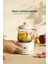 YSB-GC02 Eiffel Beyaz 600ml Elektrikli Çok Fonksiyonlu Cam Su Isıtıcısı Kettle Bitki Çayı Makinesi 5