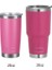 30 Oz 20OZ Tumbler Seyahat Kurı Saman Kapakları ile Buzlu Bira Dağı Paslanmaz Çelik Vakum Insülat Termal Su Şişesi Araba Kahvesi Için: Sadece 600ML (20OZ)/RENK: Sıcak Pembe (Yurt Dışından) 1