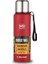 Uyurlar Büyük Kapasiteli Paslanmaz Çelik Termos Taşınabilir Vakum Şişesi Yalıtımlı Halat Termo Şişesi 500/700/1000/1500ML Kapasite: 500ML/RENK: Kırmızı (Yurt Dışından) 1