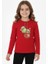 Kız Çocuk Bluz Ayıcık Baskılı Noellik Kışlık Şardonlu 1