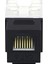 Cat6 RJ45 90 Derece Keystone Jack Ekleme, Ethernet Utp Cat 6 Keystone Punch Down Stand 5'li Paket Siyah 4