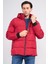 FM-500 Kırmızı Erkek Kapüşonlu Icı Kurklu Sısme Mont 1