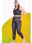 Lady Büyük Beden Fitness Tayt Crop Sporcu Takımı 1