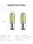 6 Pcs Amber 1156PY BAU15S PY21W LED 33SMD Araç Kayası Fren, Dönüş, Park, Ters ve Yedekleme Işıkları, Xenon Beyaz Sarı ve Gümüş Için Ters Sinyal Ampulü (Yurt Dışından) 2