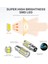 6 Pcs Amber 1156PY BAU15S PY21W LED 33SMD Araç Kayası Fren, Dönüş, Park, Ters ve Yedekleme Işıkları, Xenon Beyaz Sarı ve Gümüş Için Ters Sinyal Ampulü (Yurt Dışından) 3