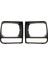 Far Kapısı Seti 5EM72SW1 Jeep Cherokee Için 5EM73SW1 1998-2001 Far Çerçeveleri Trim Aksesuarları (Yurt Dışından) 1