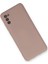 Samsung Galaxy A03S Kılıf Nano Içi Kadife Silikon - PUDRA-(5796) - N463J035-M65463 2