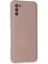 Samsung Galaxy A03S Kılıf Nano Içi Kadife Silikon - PUDRA-(5796) - N463J035-M65463 3