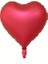 Mat Kırmızı Kalp Folyo Balon 5 Adet 45CM 2