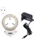 2x 144 Leds Halka Işık Halkası Mini Kapsam Lambası Işığı 6000K 0-100% Ayarlanabilir Beyaz (Yurt Dışından) 2