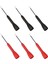 6 Paket 2mm Iğne Test Probları, 600V/10A TL71 TL75-3 Siyah ve 3 Kırmızı Kurşunlar Için Tahribatsız Multimetre Testi (Yurt Dışından) 2