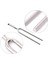 3 Pack A440Hz Tuning Fork - Standart A 440 Hz Keman Gitar Tuner Silikon Çekiçli Müzik Enstrümanı (Yurt Dışından) 2