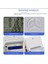 1 4m/55 11 Inç Prob Dahil Olmak Üzere Sıcaklık Nemini Ölçmek Için Zaman ve Çalar Saat Fonksiyonu Olan Termometre (Yurt Dışından) 3
