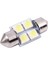 Dc 12V 31MM 4 5050 Smd Araba Iç Kubbe Festoon LED Açık Beyaz 4 Adet (Yurt Dışından) 2