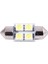 Dc 12V 31MM 4 5050 Smd Araba Iç Kubbe Festoon LED Açık Beyaz 4 Adet (Yurt Dışından) 3