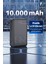 10000MAH 22.5W Süper Hızlı Şarj Powerbank - LCD Ekranlı, Type-C Dahili Kablo, 3 Cihaz Şarj Dest 7