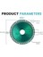 Öğütücü Için Yıkılmaz Disk, Açılı Öğütücü Için Yıkılmaz Kesme Diski (5 Adet) (Yurt Dışından) 2