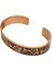 Lazer Motifli, Koruma Dualı Bakır Bileklik, U6161 3