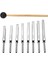 8 Paket 256-512Hz Çelik Toing Fork Set Mallet Titreşim Terapisi Araçları (Yurt Dışından) 1