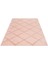 Rodney mt Çift Taraflı Yıkanabilir Premium Kalite Kilim Pamuk Dokuma Kaymaz Taban Koyu Pudra 2