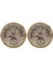 2pcs 5inch Min Maks Termometre Higometre Duvar Montajı Duvar Analog Yağmur Sıcaklığı Nem Ölçer (Yurt Dışından) 1