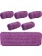 Düz Paspas Kafaları 6 Adet Mikrofiber Paspas Pedleri 42CM x 14CM Sprey Paspas Doldurma Yedek Pedler Paspas Kapakları - Makine Yıkanabilir (Mor) (Yurt Dışından) 5