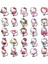 1-25PCS Hello Kitty Miniso Araba Termos Kupası 3040OZ CUP10MM Saman Toppers Yeniden Kullanılabilir Toz Geçirmez Saman Kapağı Renk: 25 Pcs A Set (Yurt Dışından) 1