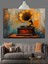 Gramofon Antika Müzik Çalar Dekoratif Kanvas - Mdf Ahşap Tablo 5