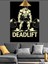 Vücut Geliştiricinin Deadlift Yaptığı Poster Dekoratif Kanvas - Mdf Ahşap Tablo 1