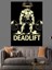 Vücut Geliştiricinin Deadlift Yaptığı Poster Dekoratif Kanvas - Mdf Ahşap Tablo 3