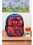 Ago Spider Temalı Erkek Okul Çantası Su Geçirmez Polyester 38x31x17 cm Beslenmeli 7