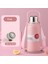 2000ML Termal Su Şişesi Saman Paslanmaz Çelik Termos Şişesi ile Büyük Kapasite Soğuk ve Sıcak Su Şişesi Spor Termos Kupası Kapasite: 1580ML/RENK: Pembe (Yurt Dışından) 1