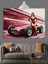 Kadın Klasik Araba Hız Dekoratif Kanvas - Mdf Ahşap Tablo 1