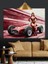 Kadın Klasik Araba Hız Dekoratif Kanvas - Mdf Ahşap Tablo 4