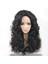 Avrupa ve Amerikan Tarzı Kimyasal Fiber Peruk Uzun Kıvırcık Saç Siyah Yün Kıvırcık Orta Peruk (Yurt Dışından) 3