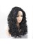 Avrupa ve Amerikan Tarzı Kimyasal Fiber Peruk Uzun Kıvırcık Saç Siyah Yün Kıvırcık Orta Peruk (Yurt Dışından) 4