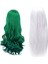 2pcs Lady Wig Koyu Yeşil Uzun Kıvırcık Peruk Kadınlar Için Uzun Saç Peruk - 1 Adet Koyu Yeşil 68CM ve 1pcs Beyaz 80CM (Yurt Dışından) 1
