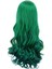 2pcs Lady Wig Koyu Yeşil Uzun Kıvırcık Peruk Kadınlar Için Uzun Saç Peruk - 1 Adet Koyu Yeşil 68CM ve 1pcs Beyaz 80CM (Yurt Dışından) 2