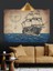 Eski Yelkenli Gemi Harita Dekoratif Kanvas - Mdf Ahşap Tablo 1