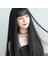 Wıg Bob Bobo Wıg Kadınlar Için Patlama Doğal Görünümlü Uzun Bob Peruk Günlük Kore Için Düz Peruk Siyah (Yurt Dışından) 4