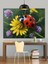 Uğur Böceği Papatya Çiçeği Yakın Dekoratif Kanvas - Mdf Ahşap Tablo 2