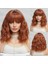 Kısa Kıvırcık Kül Sentetik Peruk Sarışın Saç Perukları Kadınlar Için Günlük Cosplay Natural Wig-A (Yurt Dışından) 5