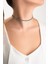 Yakamoz Hikayesi 18 Ayar Beyaz Altın Kaplama 42 cm Gümüş Choker Kolye 1