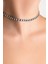 Yakamoz Hikayesi 18 Ayar Beyaz Altın Kaplama 42 cm Gümüş Choker Kolye 3