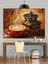 Kahve Fincanı Dumanlı Dekoratif Kanvas - Mdf Ahşap Tablo 5