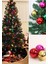 Renkli Parlak Şık 6’lı Yılbaşı Çam Ağacı Topları Süsleri 4 Cm noel Çam Ağacı Süsü ev ve Ofis Dekoru 2
