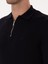 Erkek Lacivert Regular Fit Pamuk Karışımlı Fermuarlı Polo Yaka Basic Triko Kazak 50318721-VR033 7
