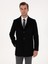Erkek Siyah Ex Slim Fit Yün Karışımlı Palto 50314593-VR046 1