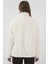 Peluş Kadın Mont 5212 Ekru 4