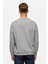 O Yaka Waffle Erkek Sweat SW2013700005 Gri 4